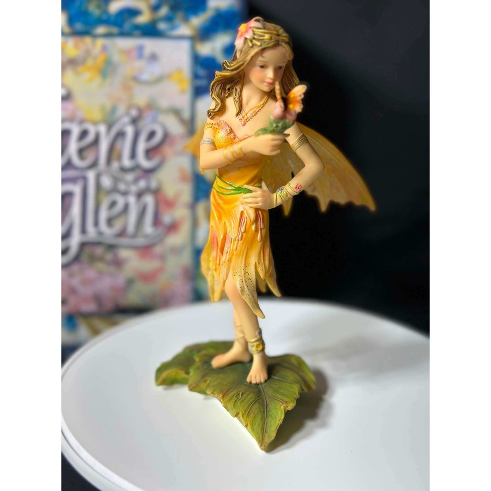 Faerie Glen Flutterance FG816 Fairy Figurine 2003 Munro Enterprises Retired Deco